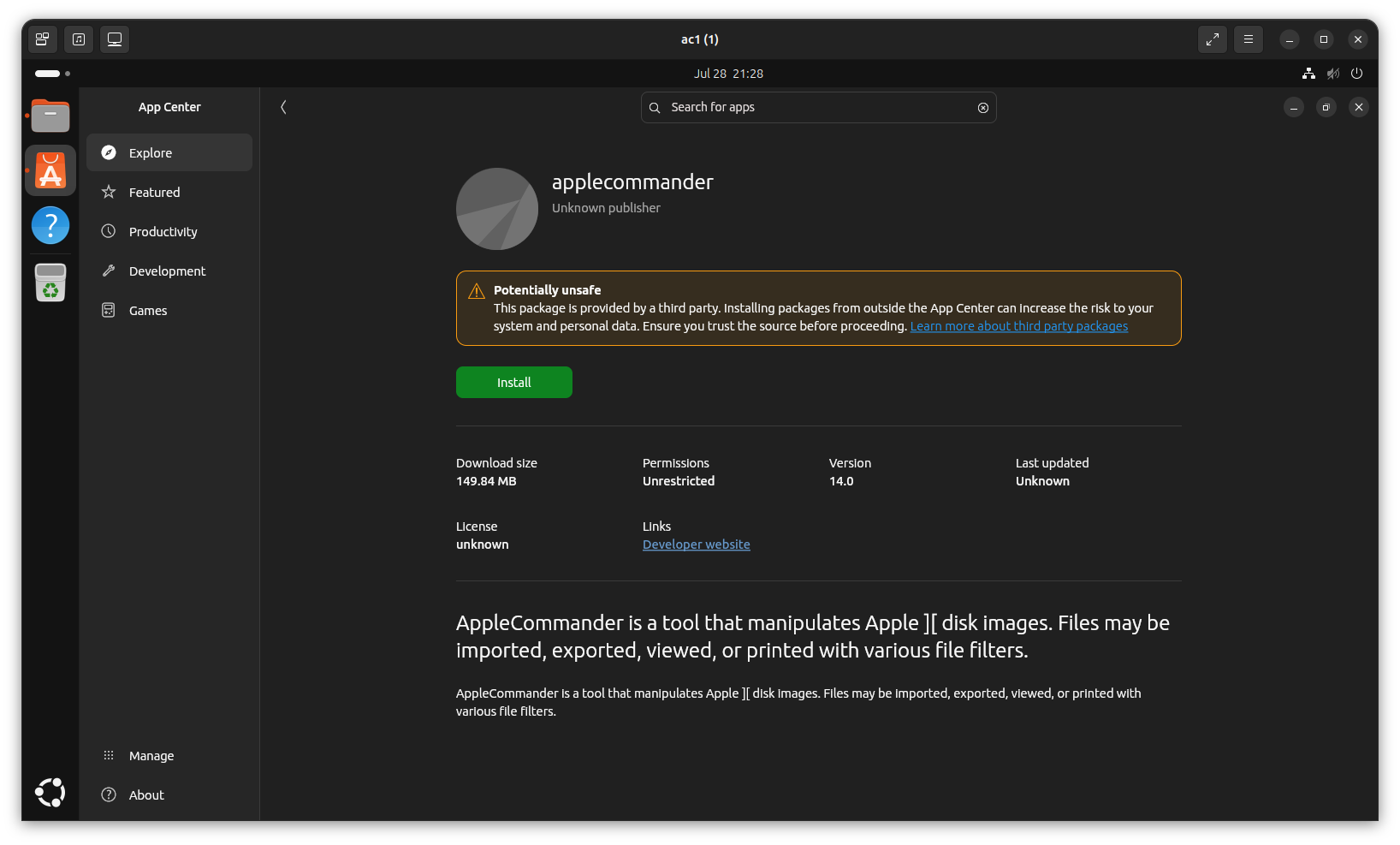 app center