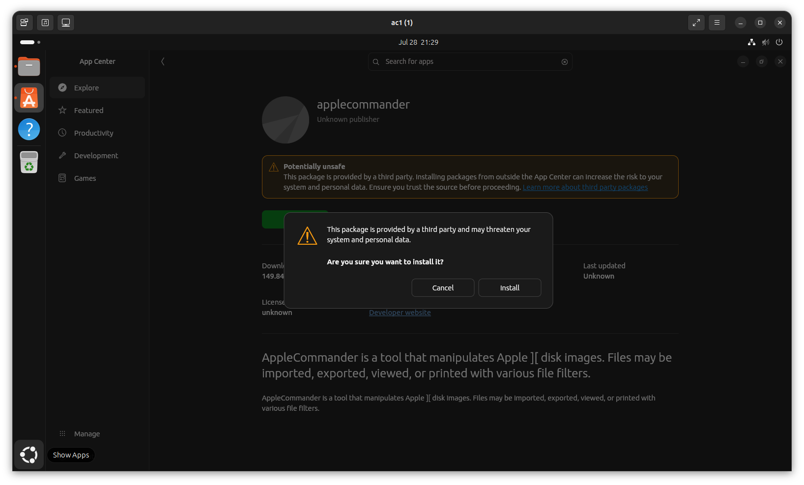 app center